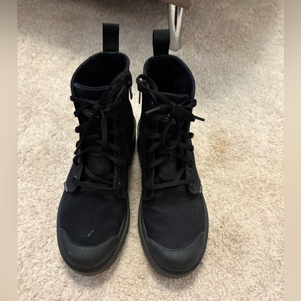Palladium Black Combat Boots